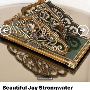 Jay Strongwater rare desk letter holder 🍀❤️